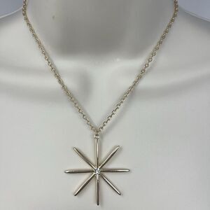 ETTIKA NECKLACE GOLDEN CRYSTAL STAR PENDANT  North Star Sparkle Adjustable New